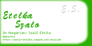 etelka szalo business card
